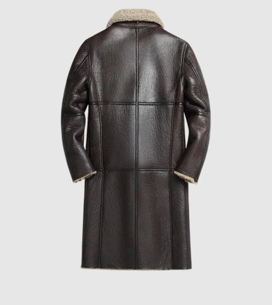Nordic Shearling Leather Coat
