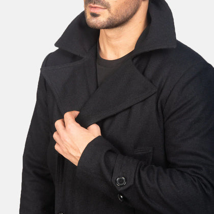 Charcoal Sentinel Wool Coat
