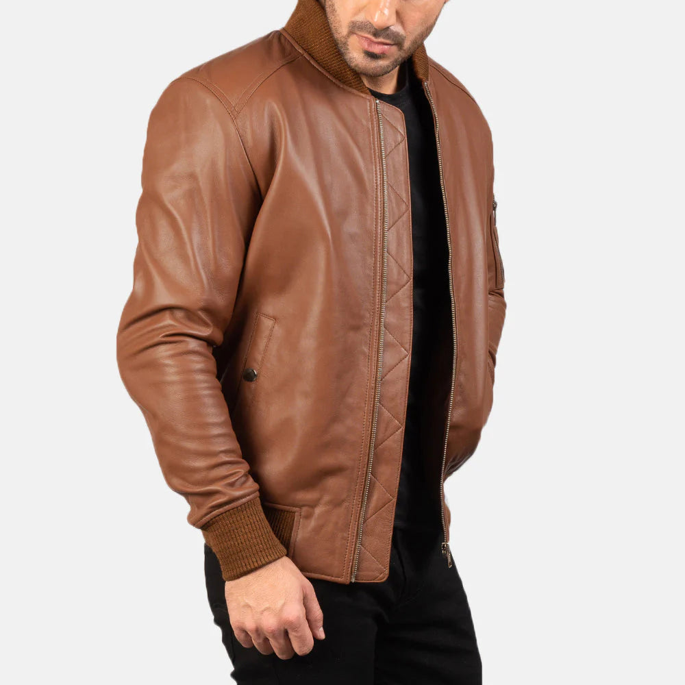 Heritage Whiskey Bomber Jacket