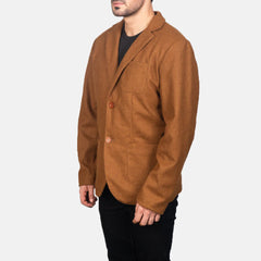 Heritage Sandstone Wool Blend Blazer