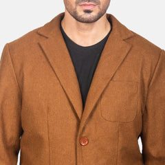 Heritage Sandstone Wool Blend Blazer