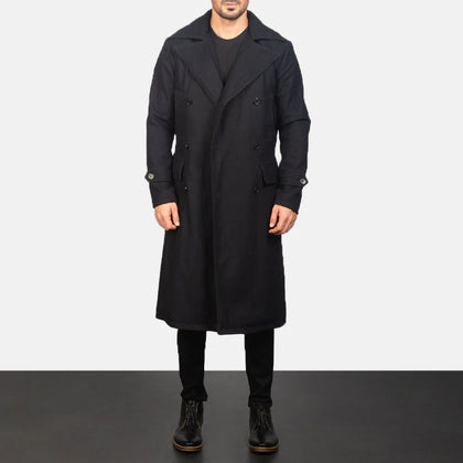 Charcoal Sentinel Wool Coat