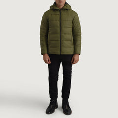 Forest Sentinel Hooded Puffer Jacket