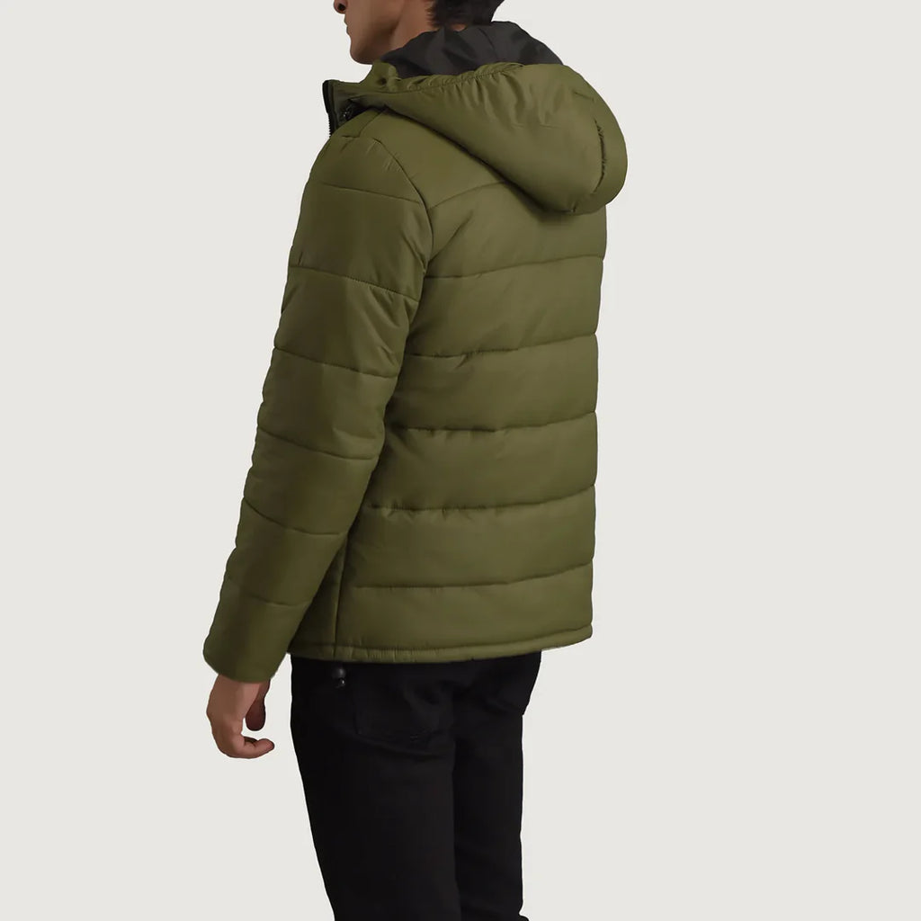 Forest Sentinel Hooded Puffer Jacket