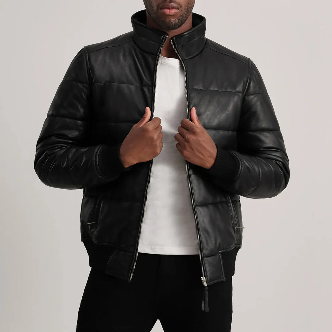 Lucas Puffer Bomber Jacket