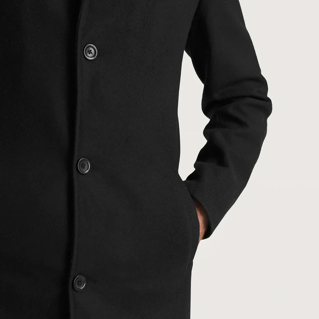 Charcoal Sentinel Wool Coat