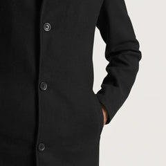 Charcoal Sentinel Wool Coat