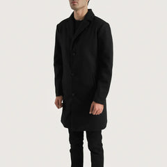 Charcoal Sentinel Wool Coat
