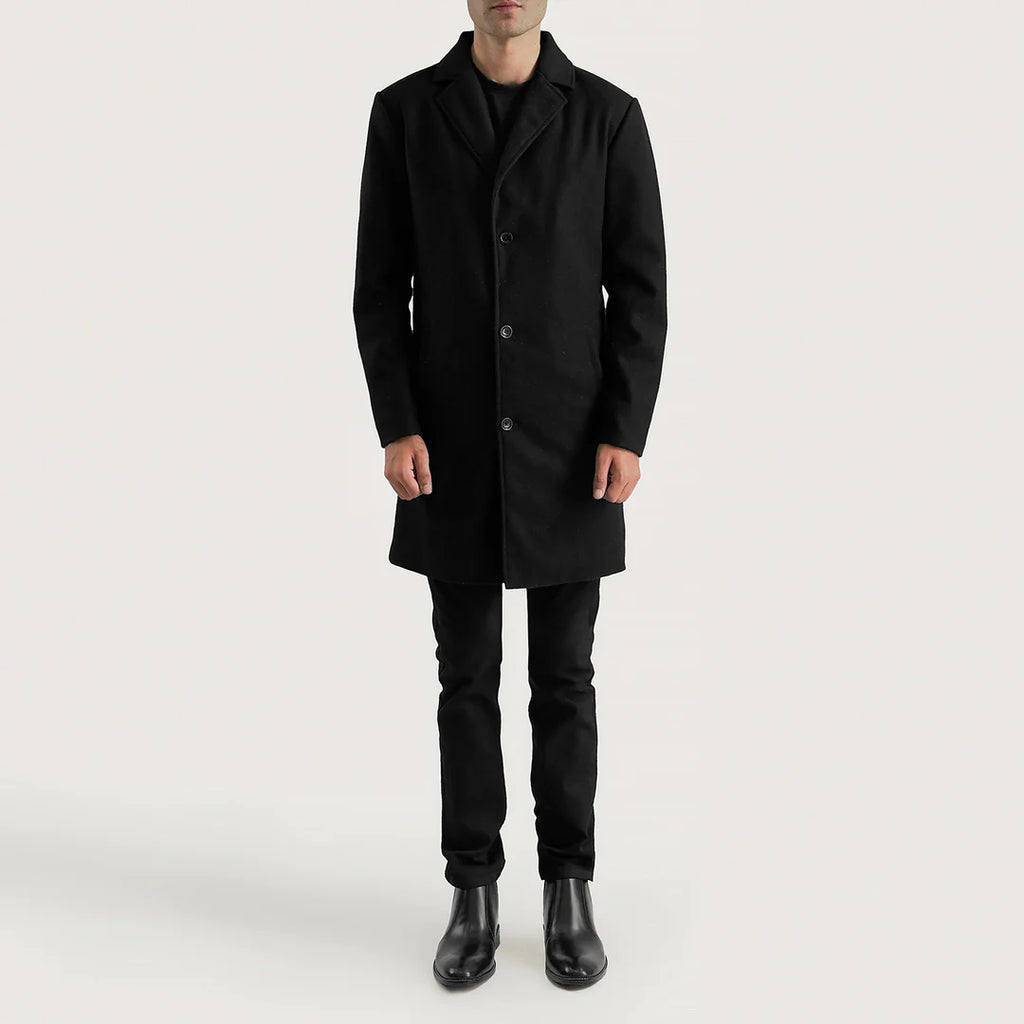 Charcoal Sentinel Wool Coat