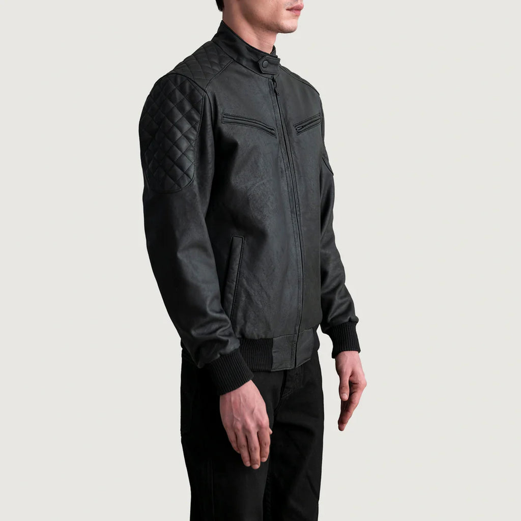 Ragnar Tumbled Biker Jacket