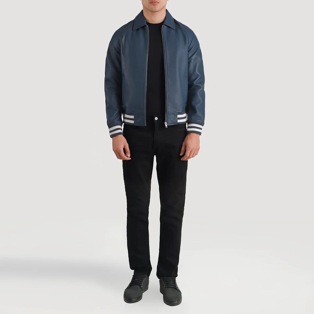 Walton Azure Varsity Jacket