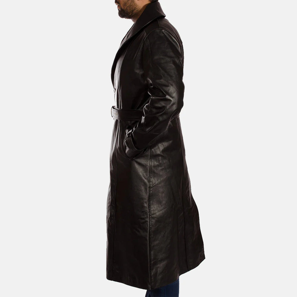 Hooligan Black Trench Coat