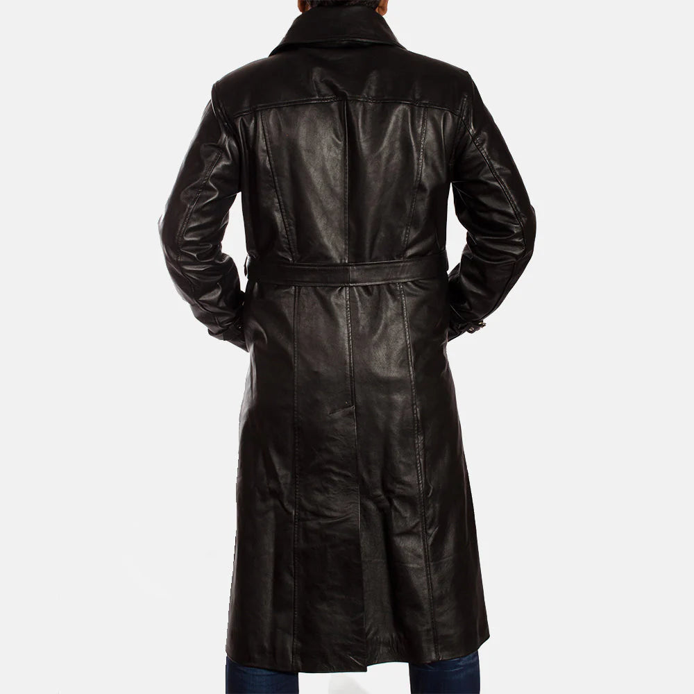 Hooligan Black Trench Coat