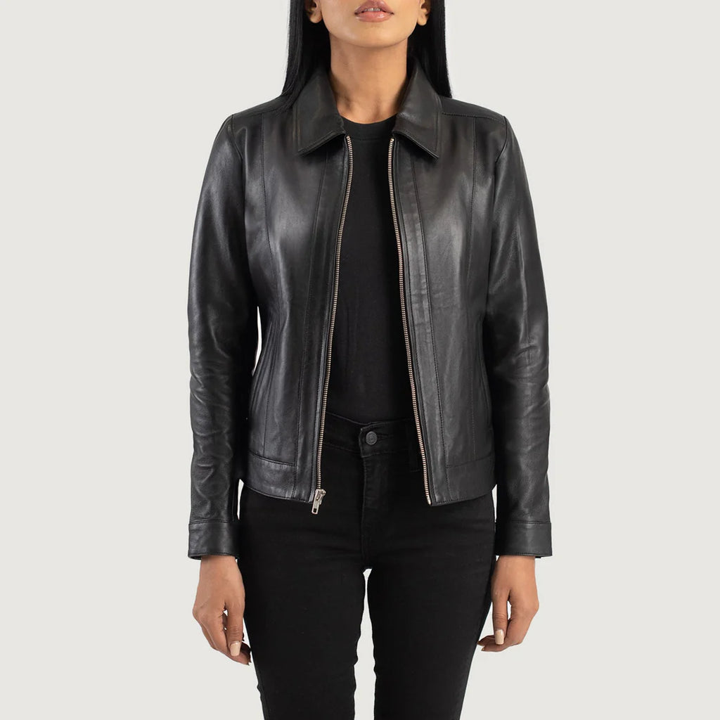 Midnight Vixen Classic Leather Jacket