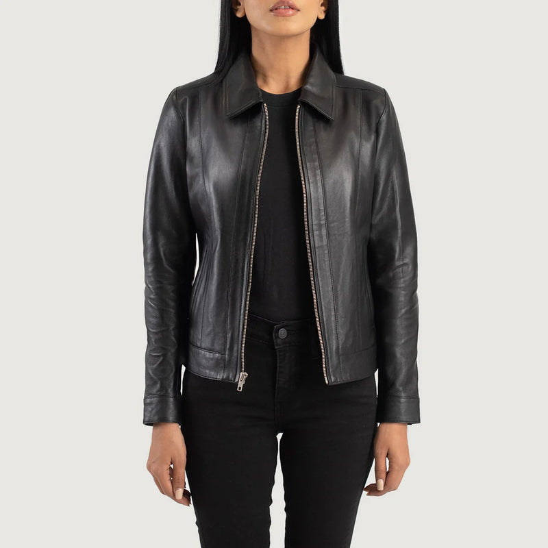 Midnight Vixen Classic Leather Jacket