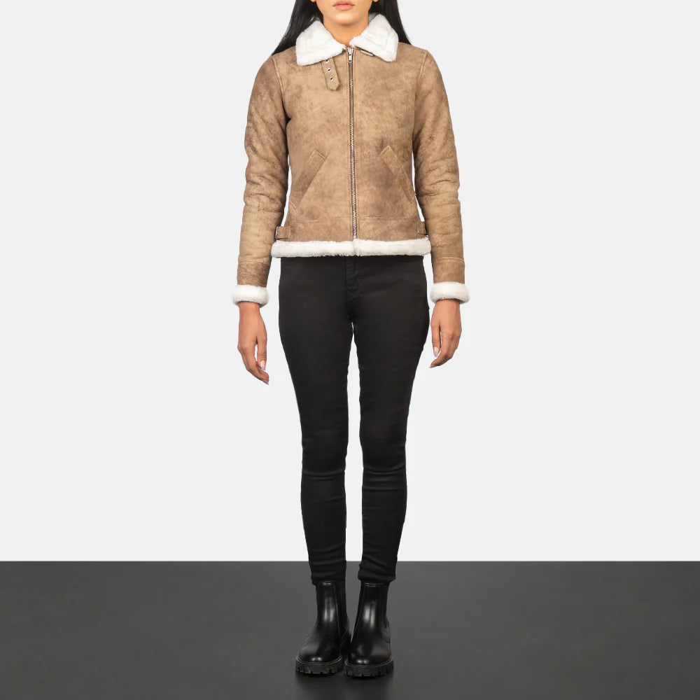 Saddle Ridge B3 Distressed Bomber Jacket