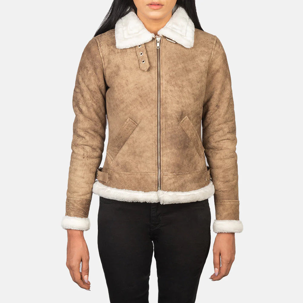 Saddle Ridge B3 Distressed Bomber Jacket