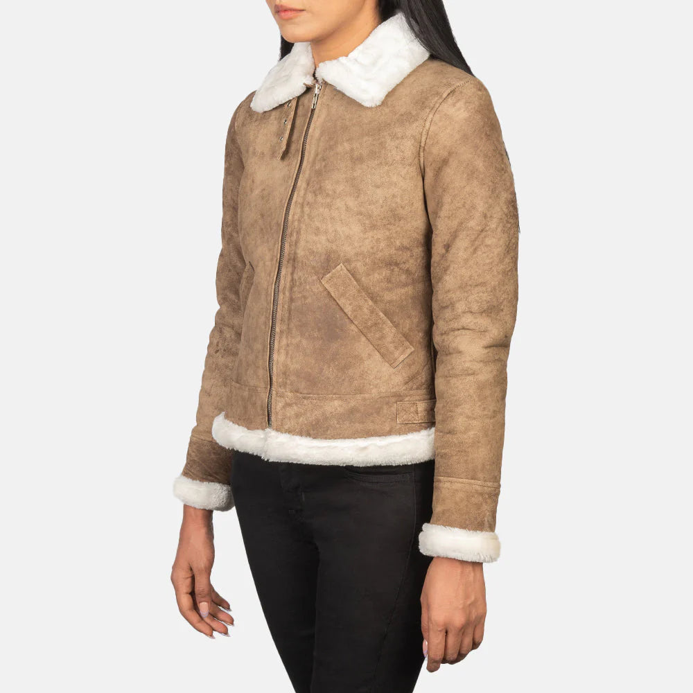 Saddle Ridge B3 Distressed Bomber Jacket
