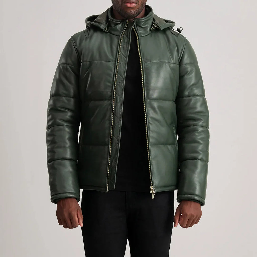 Gordon Green Hooded Puffer Jacket