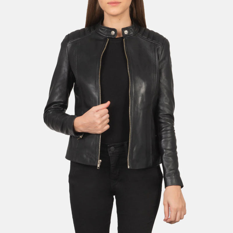 Kelsee Onyx Biker Jacket