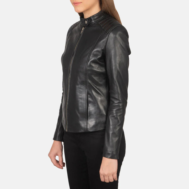 Kelsee Onyx Biker Jacket