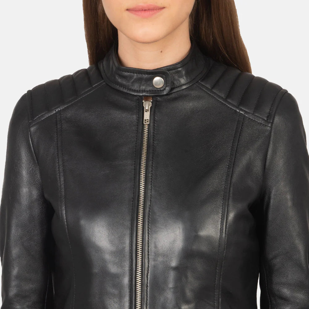 Kelsee Onyx Biker Jacket