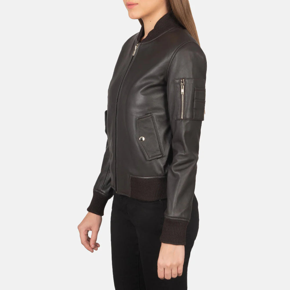 Bliss Black Bomber Jacket