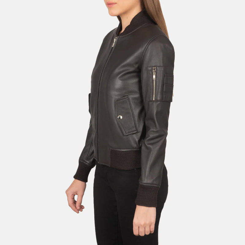 Bliss Black Bomber Jacket