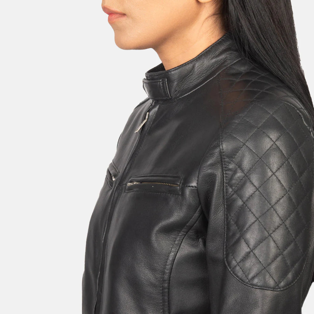 Onyx Veil Bomber Jacket