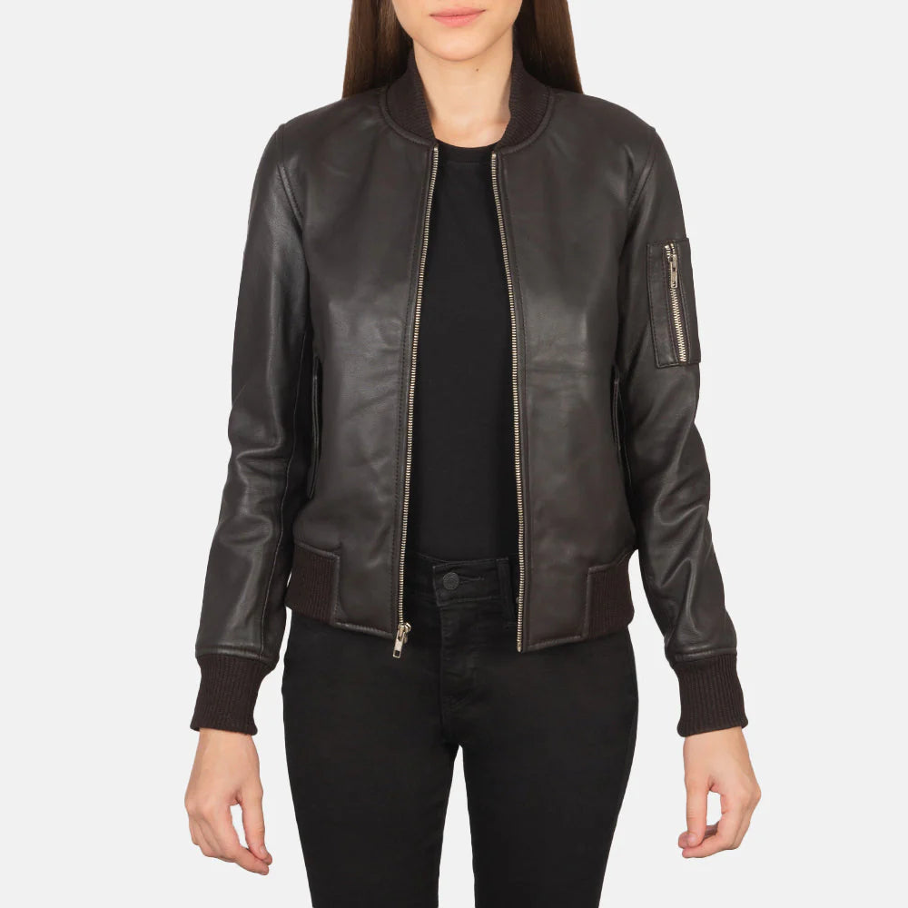 Bliss Black Bomber Jacket